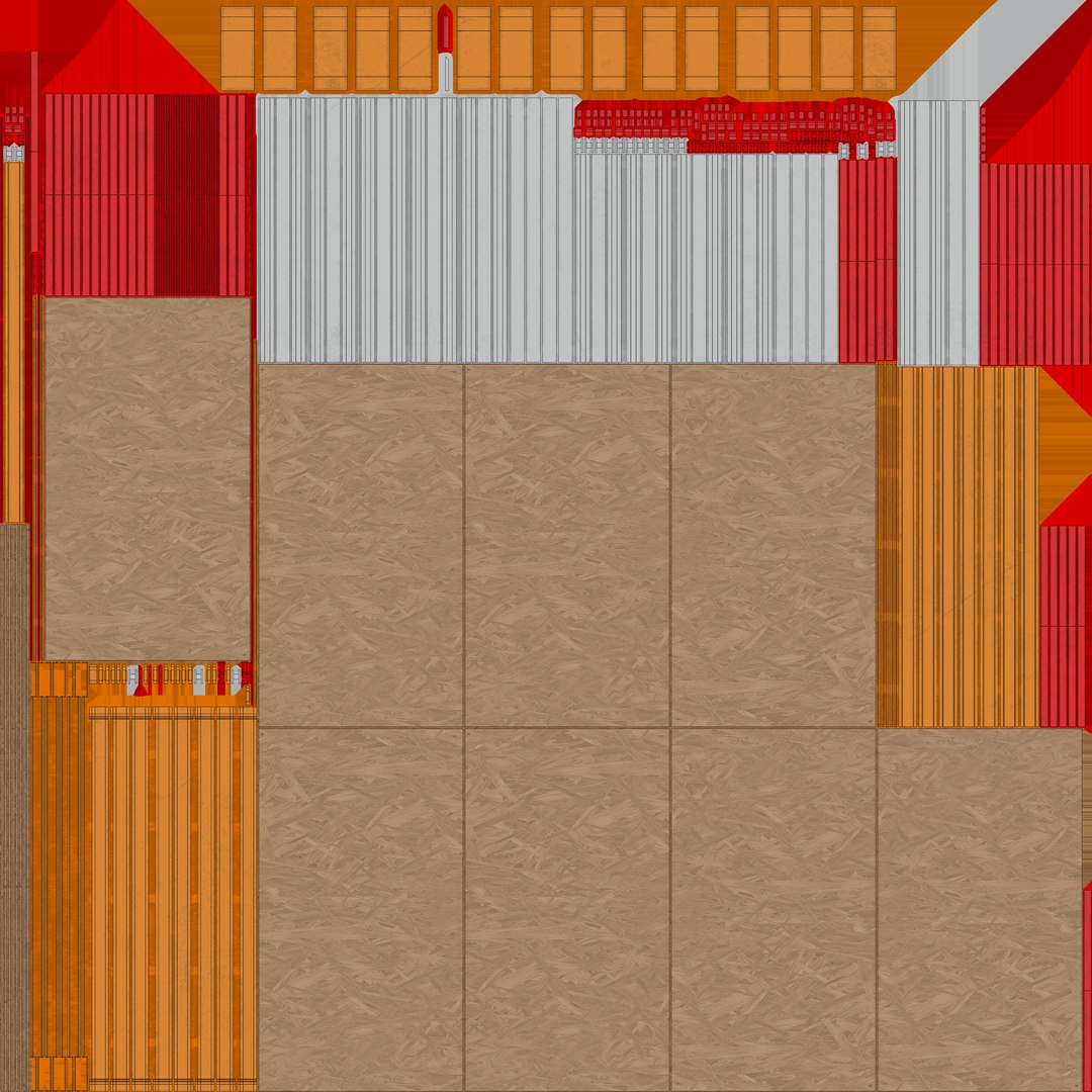 3D Detailed Full Warehouse Rack - TurboSquid 2394557