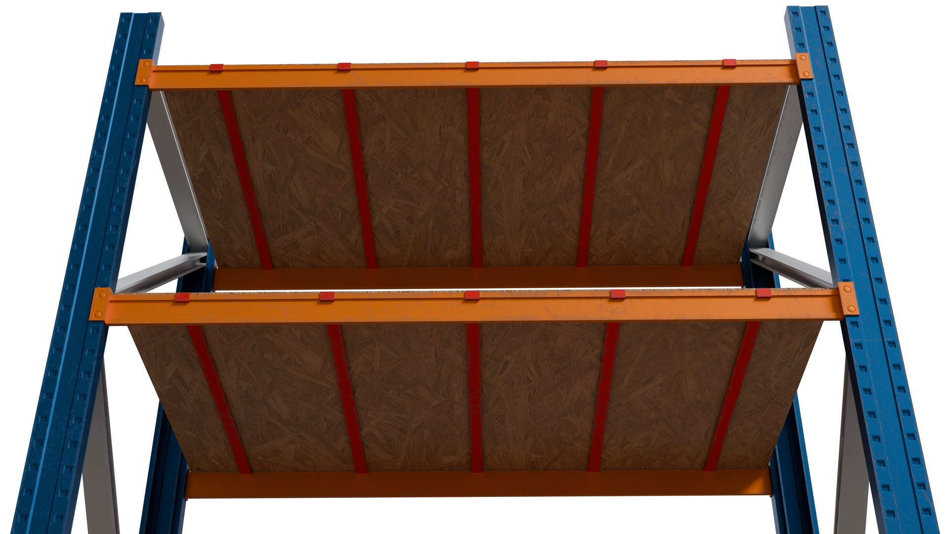 3D Detailed Full Warehouse Rack - TurboSquid 2394557