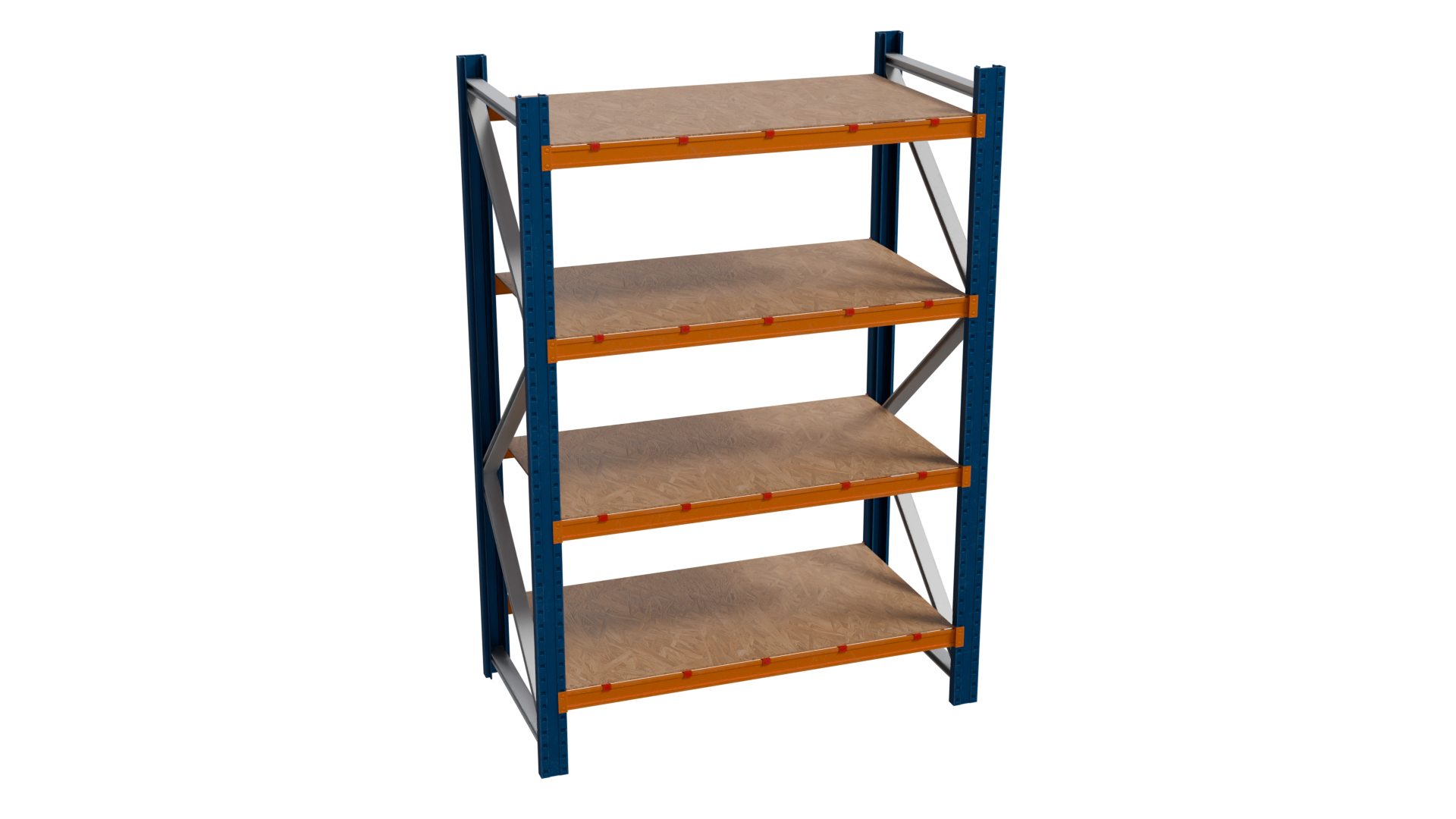 3D Detailed Full Warehouse Rack - TurboSquid 2394557