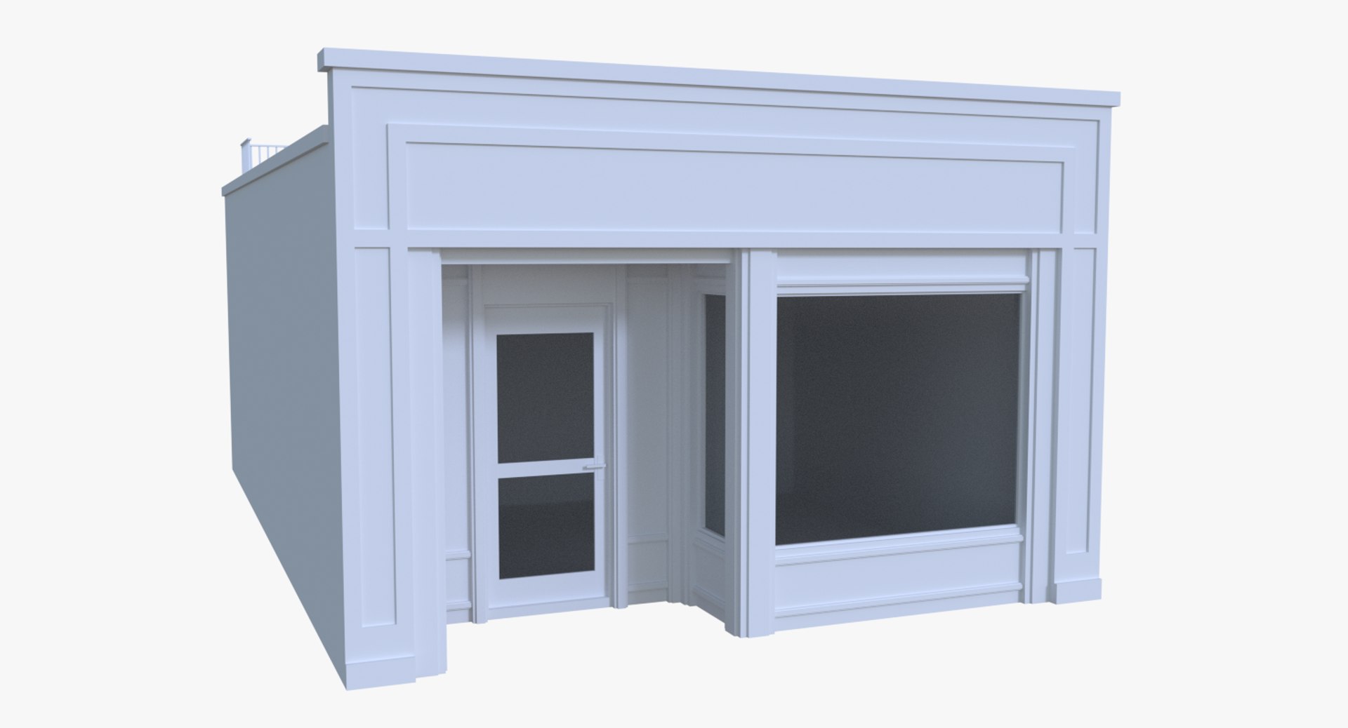 Store Interior Buildings 3d Model