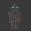 pequeño personaje robot