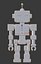 pequeño personaje robot