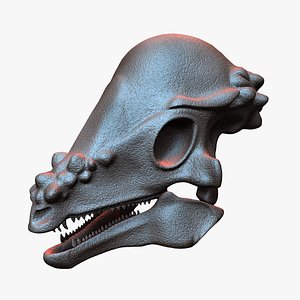 3D pachycephalosaurus skull