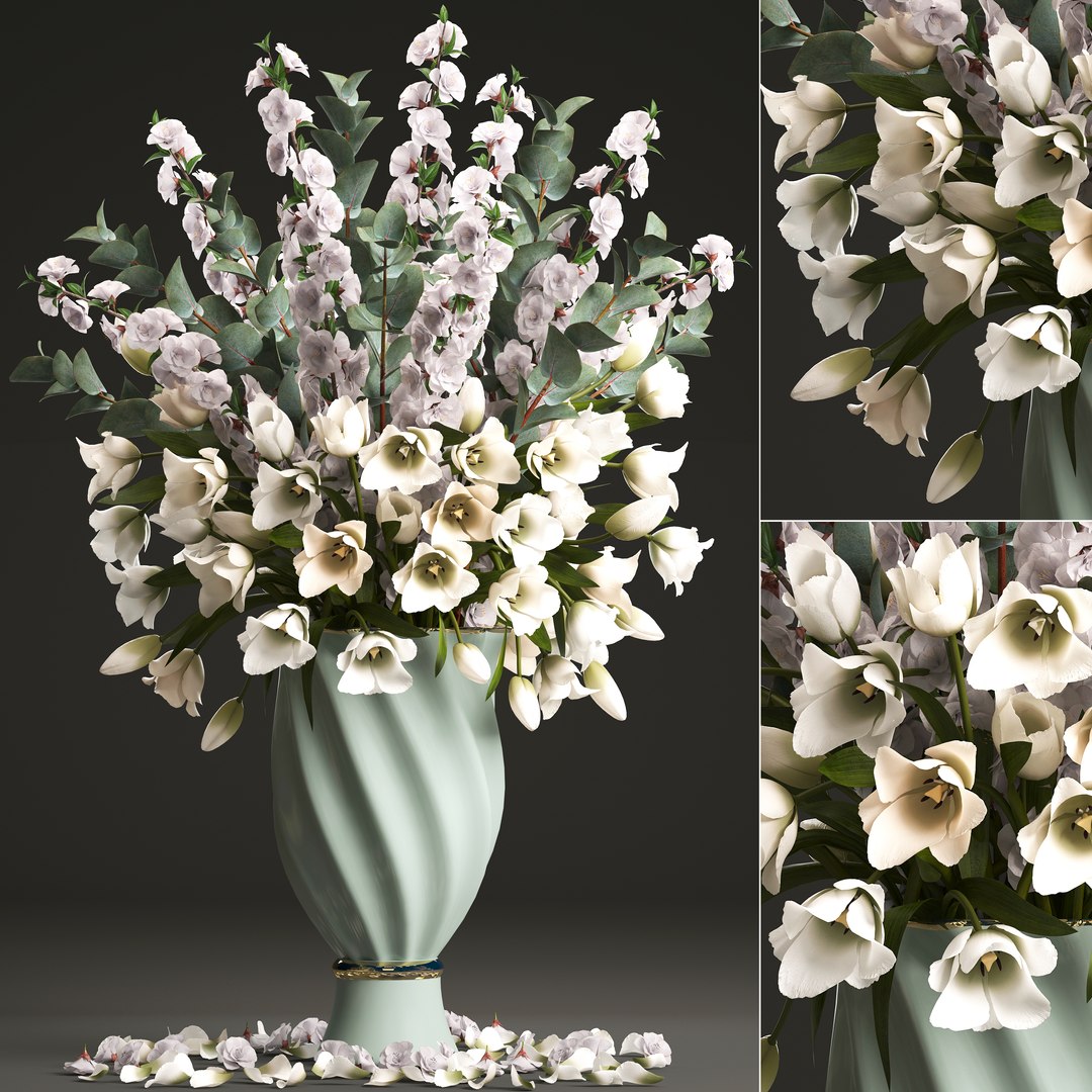Bouquet spring flowers tulips 3D - TurboSquid 1285724