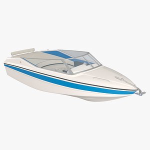 powerboat speedboat 3D model