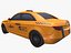 CAR TAXI LOW POLY