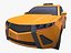 CAR TAXI LOW POLY