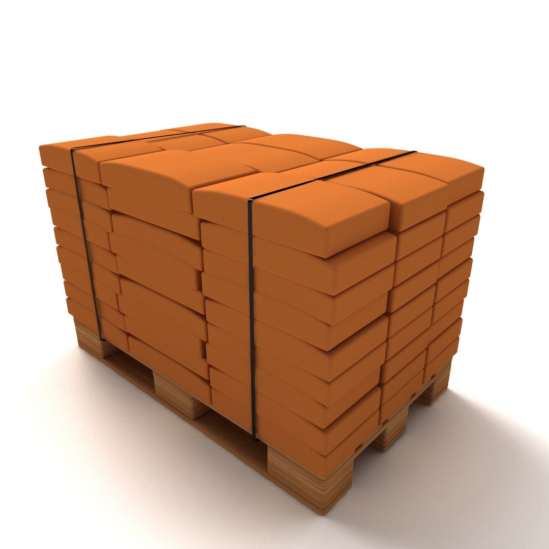 Cement Bags On Pallet Model TurboSquid 2115096