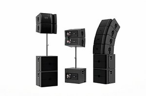JBL Speaker Professional Black and White 3D model