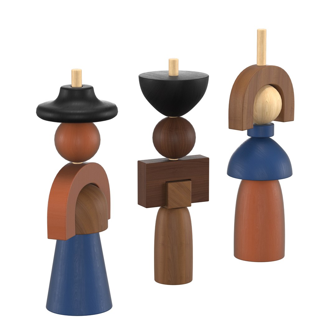 3D Model Dolls Stacker - TurboSquid 2367377