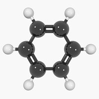 Benzene (C6H6) Molecule structure