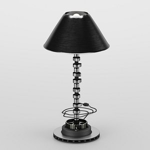 3D lamp auto parts model