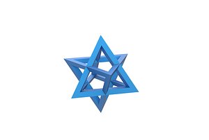 Wireframe Merkaba star