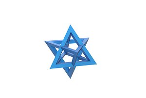 Wireframe Merkaba star