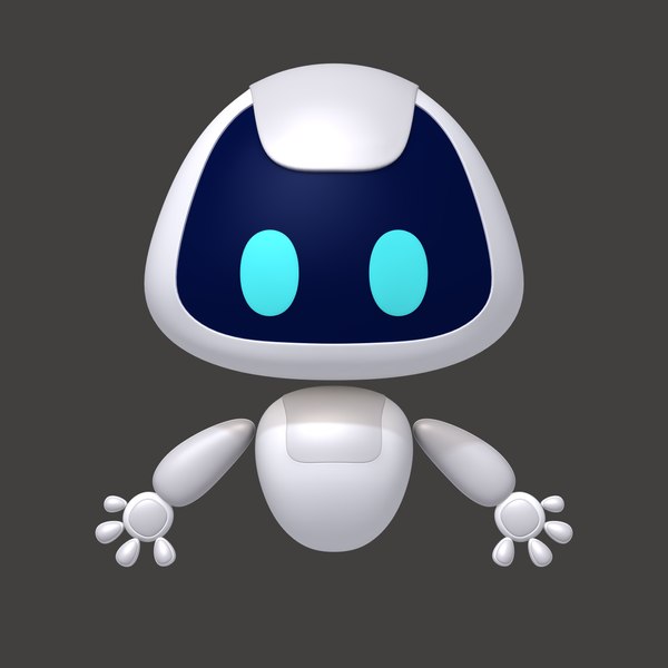 Roboter-Cartoon 3D-Modell - TurboSquid 1763281