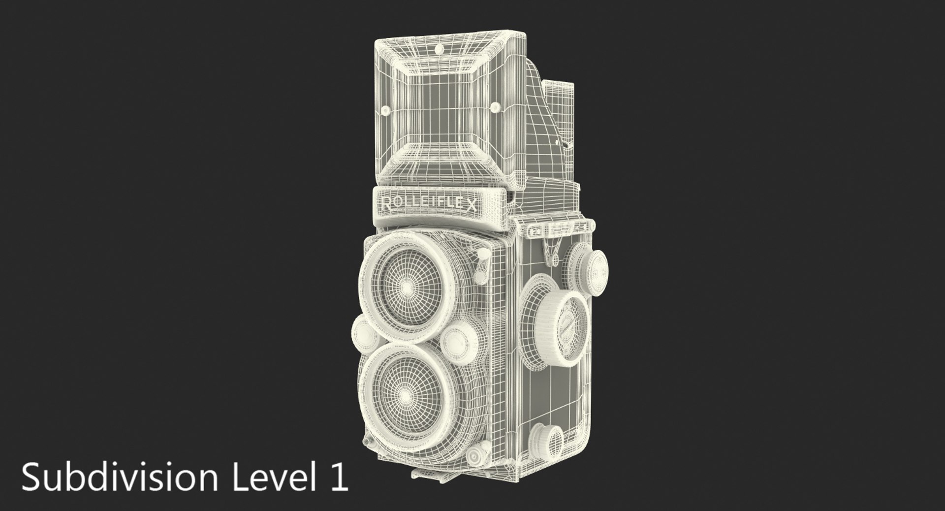 3D Rolleiflex Tlr Film Camera Model - TurboSquid 1303766