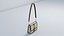 3D Ladies Bag Purse model