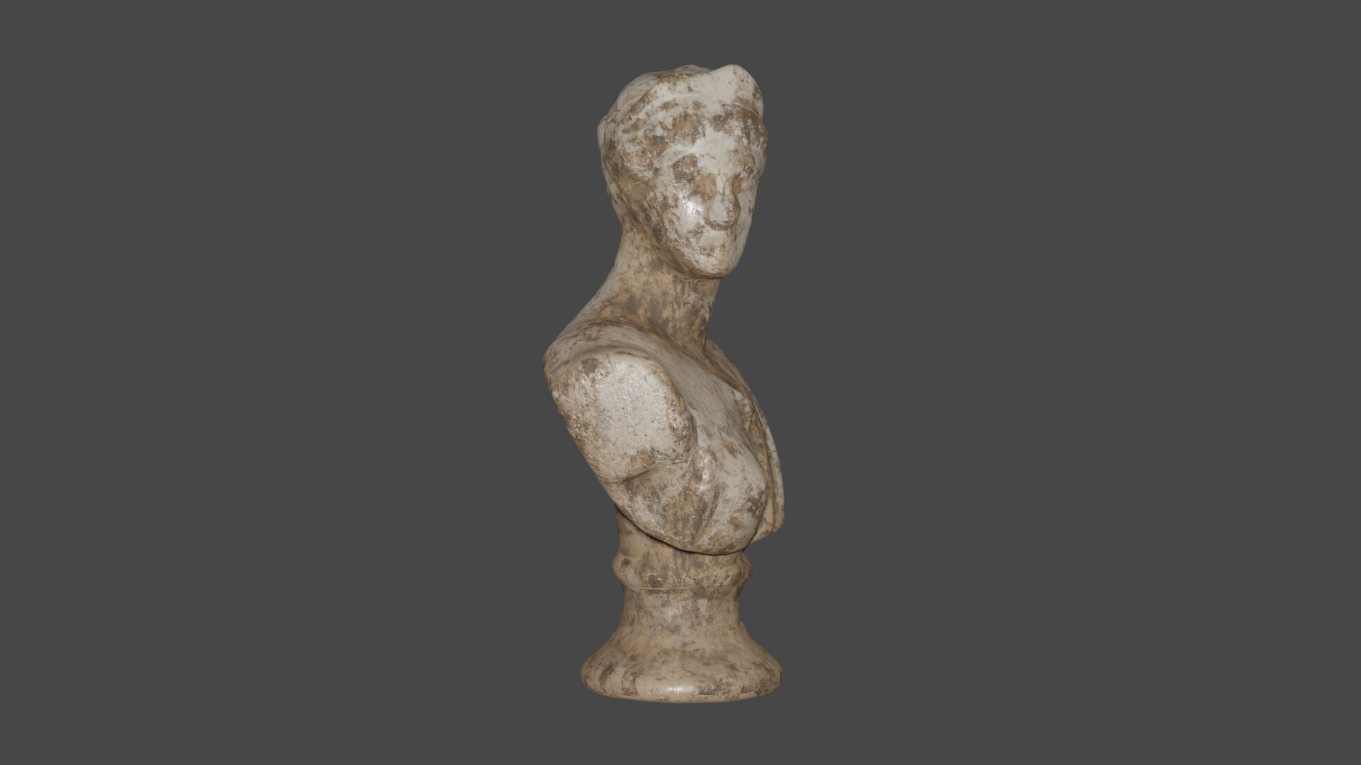 3D Roman Bust Statuette 3D Model - TurboSquid 1980298