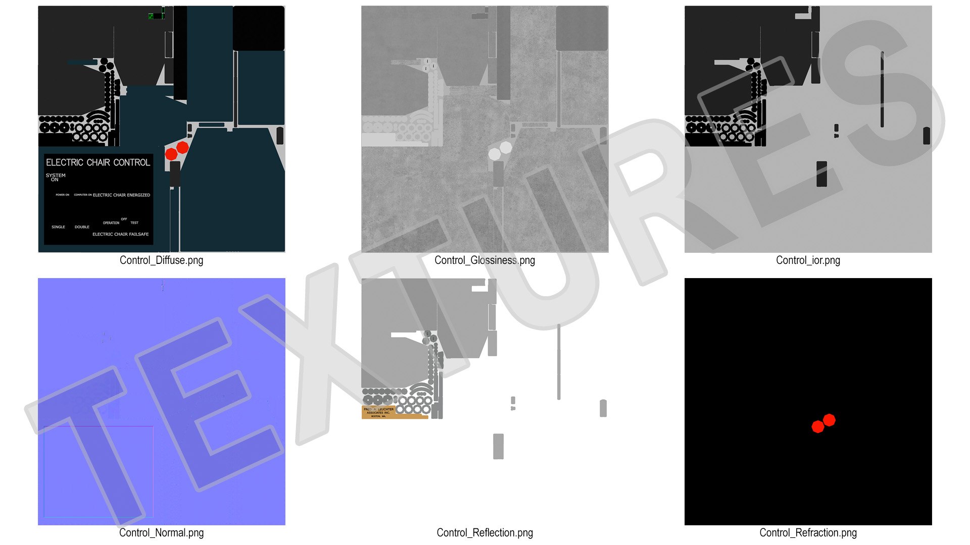 Fred Leuchter Electric Chair Control Panel Model TurboSquid 1722123