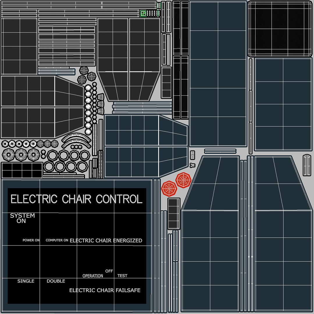 Fred Leuchter Electric Chair Control Panel Model TurboSquid 1722123