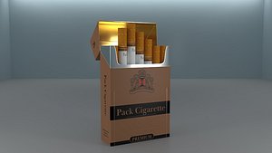 3D Pack Cigarette