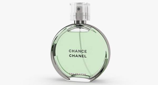 Chanel Chance Eau Fraiche Parfum Bottle Model 3D - TurboSquid 1266001
