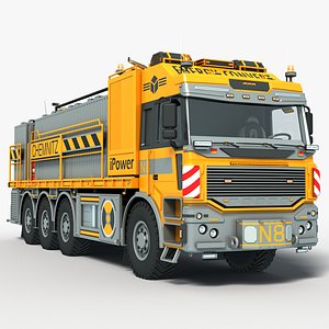3D Heavy Construction Energy Truck