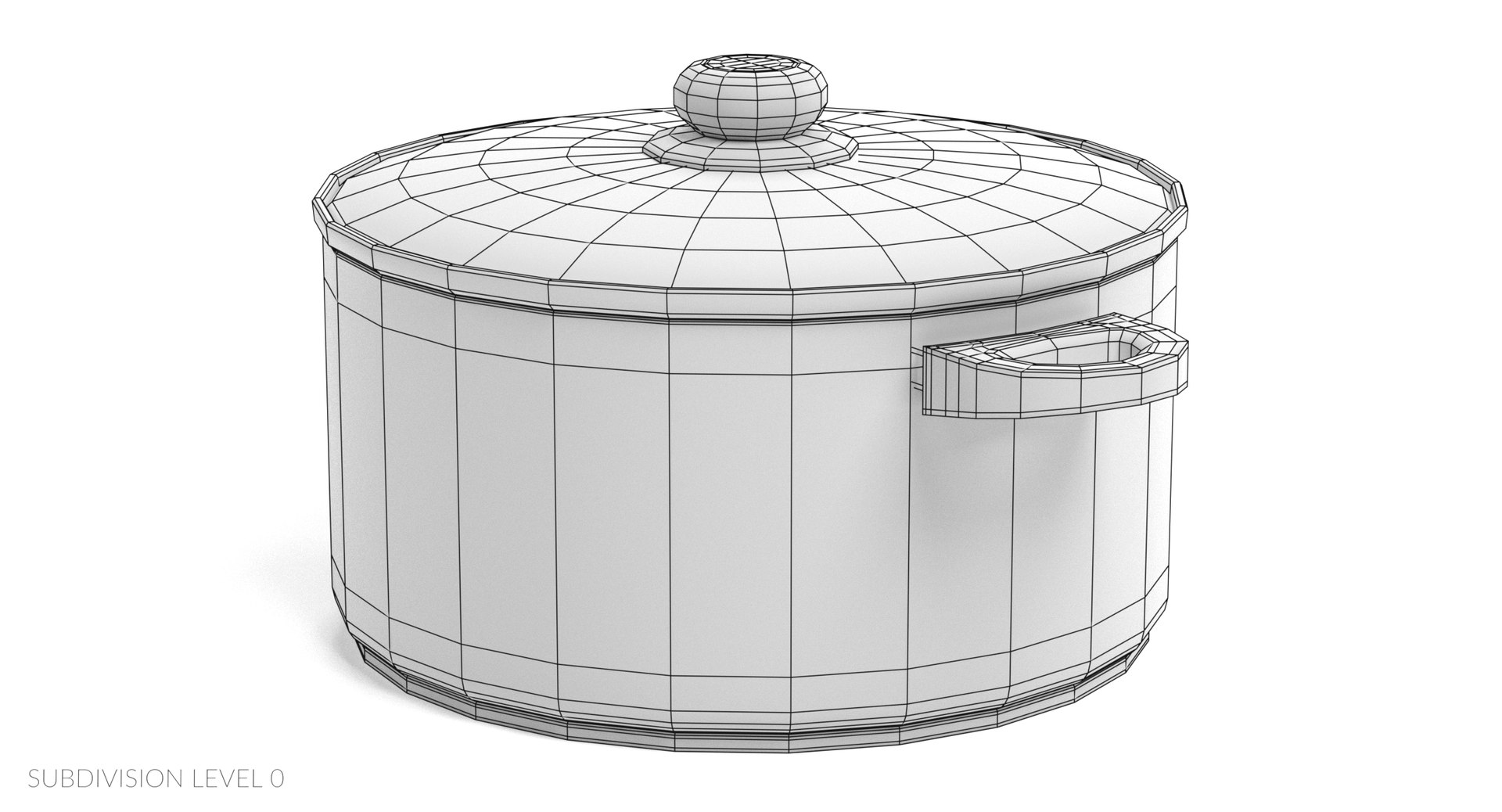 Cooking Pot 3D Model - TurboSquid 1363345