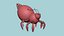 Cute Robot E09 Red Paint - Diseño de personajes de ciencia ficción