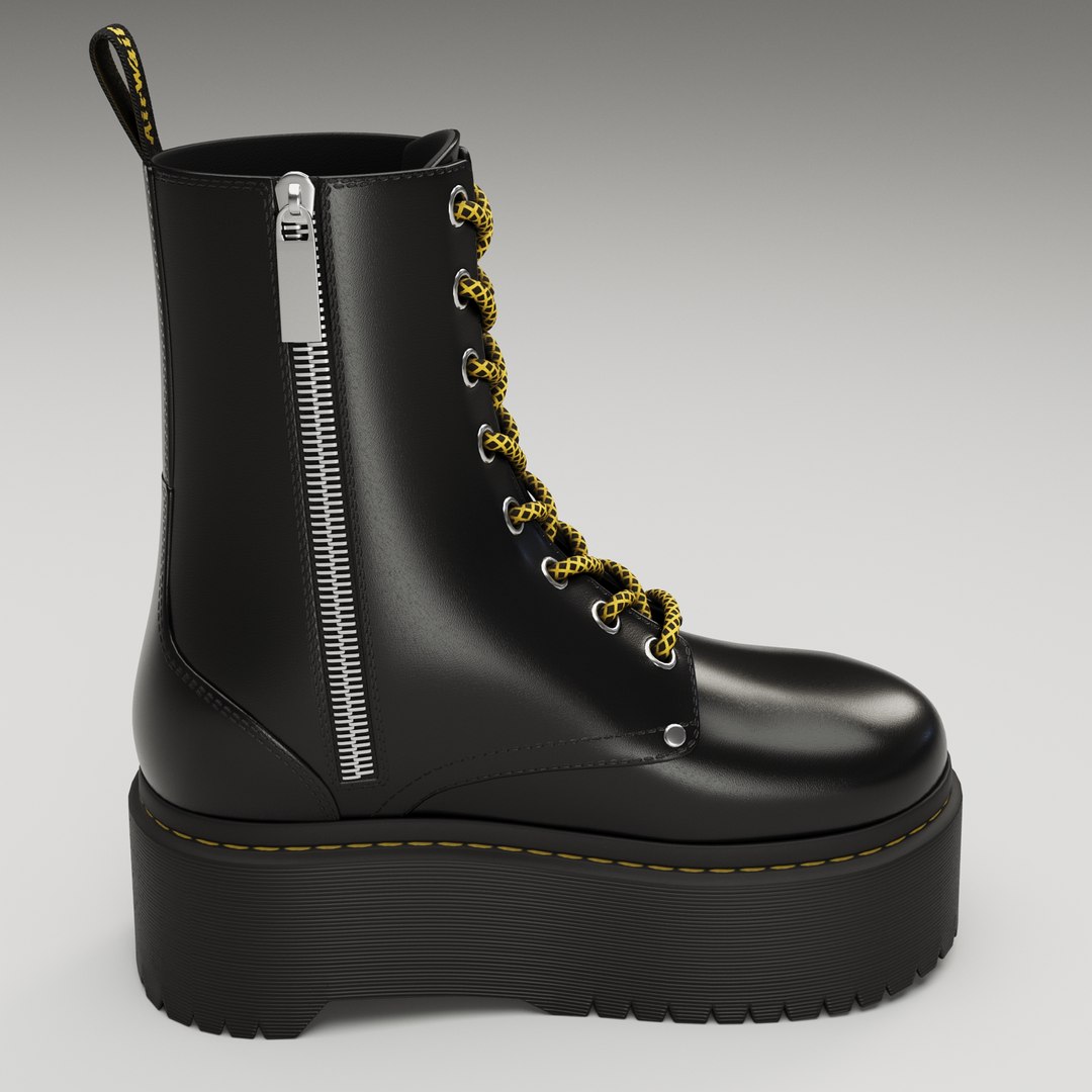 Dr Martens Jadon Max Platform Boots 3D model https://p.turbosquid.com/ts-thumb/pM/Q5eB7X/Bj/11/jpg/1719467996/1920x1080/fit_q87/574ce08cd525b5d5f6f6e999f40eb025f21f5635/11.jpg