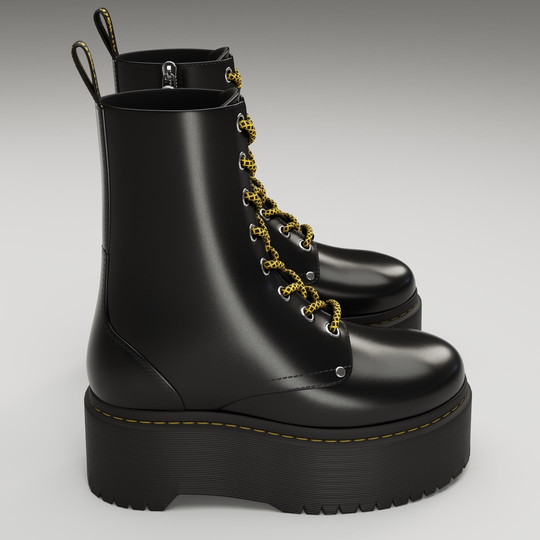 Dr Martens Jadon Max Platform Boots 3D model https://p.turbosquid.com/ts-thumb/pM/Q5eB7X/I4/7/jpg/1719467994/1920x1080/fit_q87/4b680b6640769fd9f32b11e1f284c301784e8c27/7.jpg