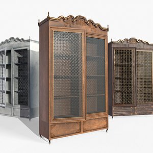 Cupboard game ready 3D model