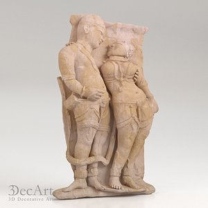 3D models of Indian bas-reliefs | Rf_003