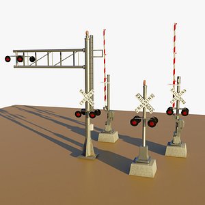 3d Model Railroad Crossings