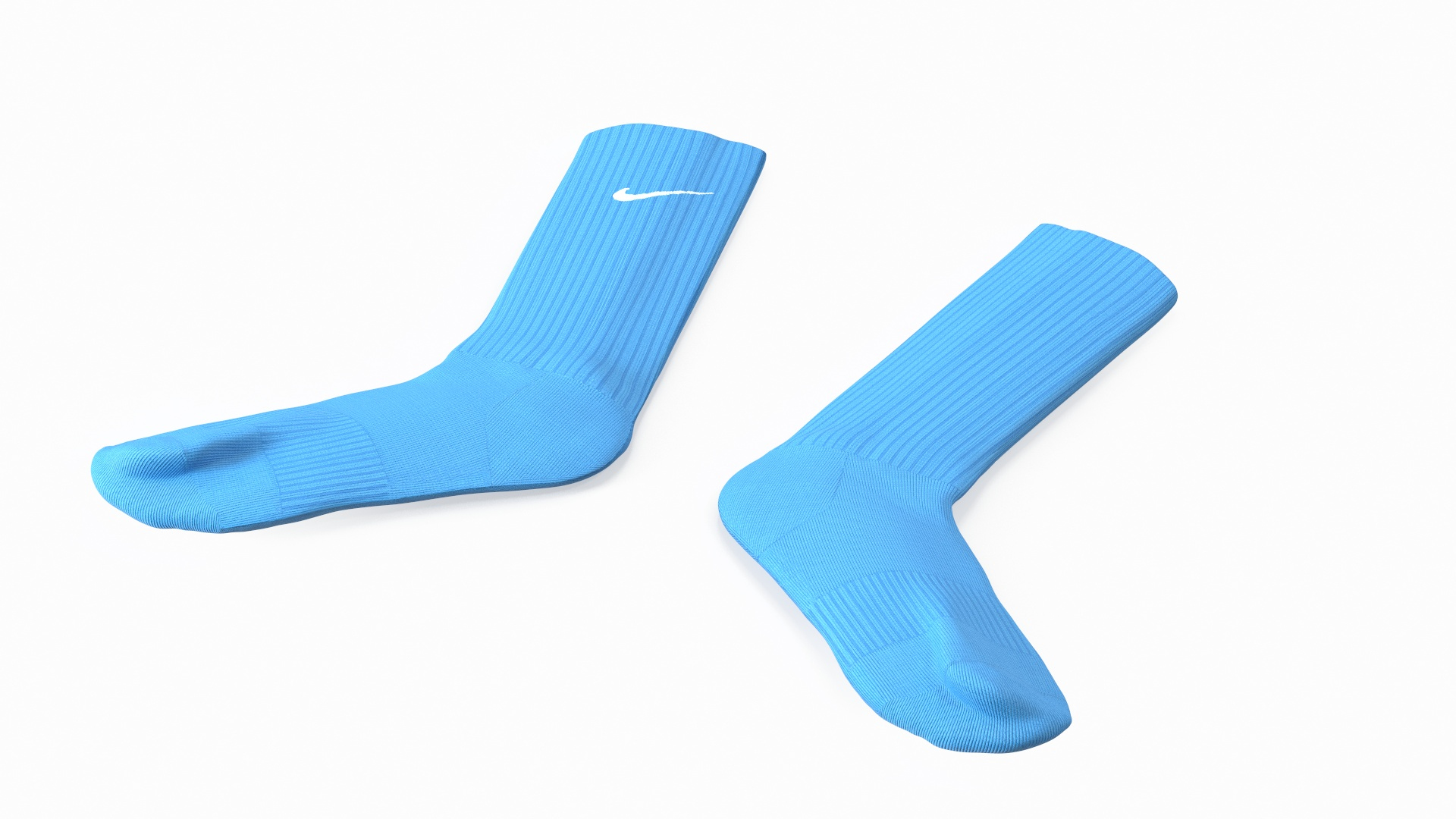 3D Long Socks Nike Blue Idle model - TurboSquid 1943543