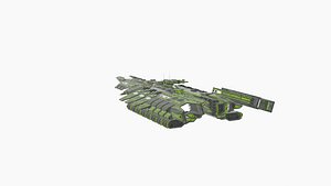 3D model Scifi Imperator 3D Model
