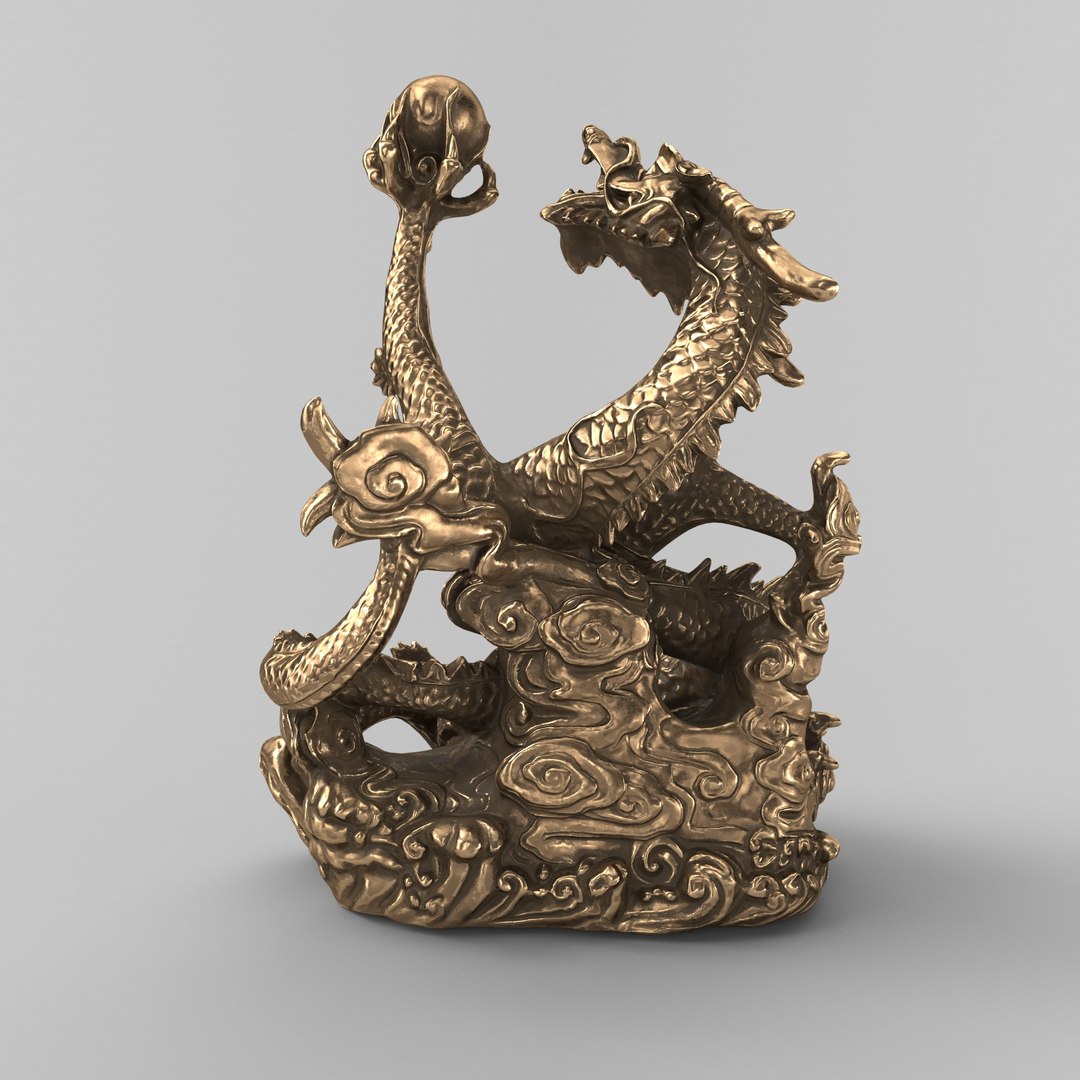 Bronze Dragon With Pearl 3D Model 3D Model - TurboSquid 1893731