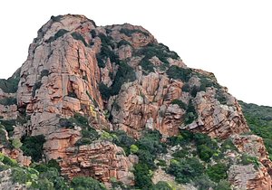 Mountain tropical island