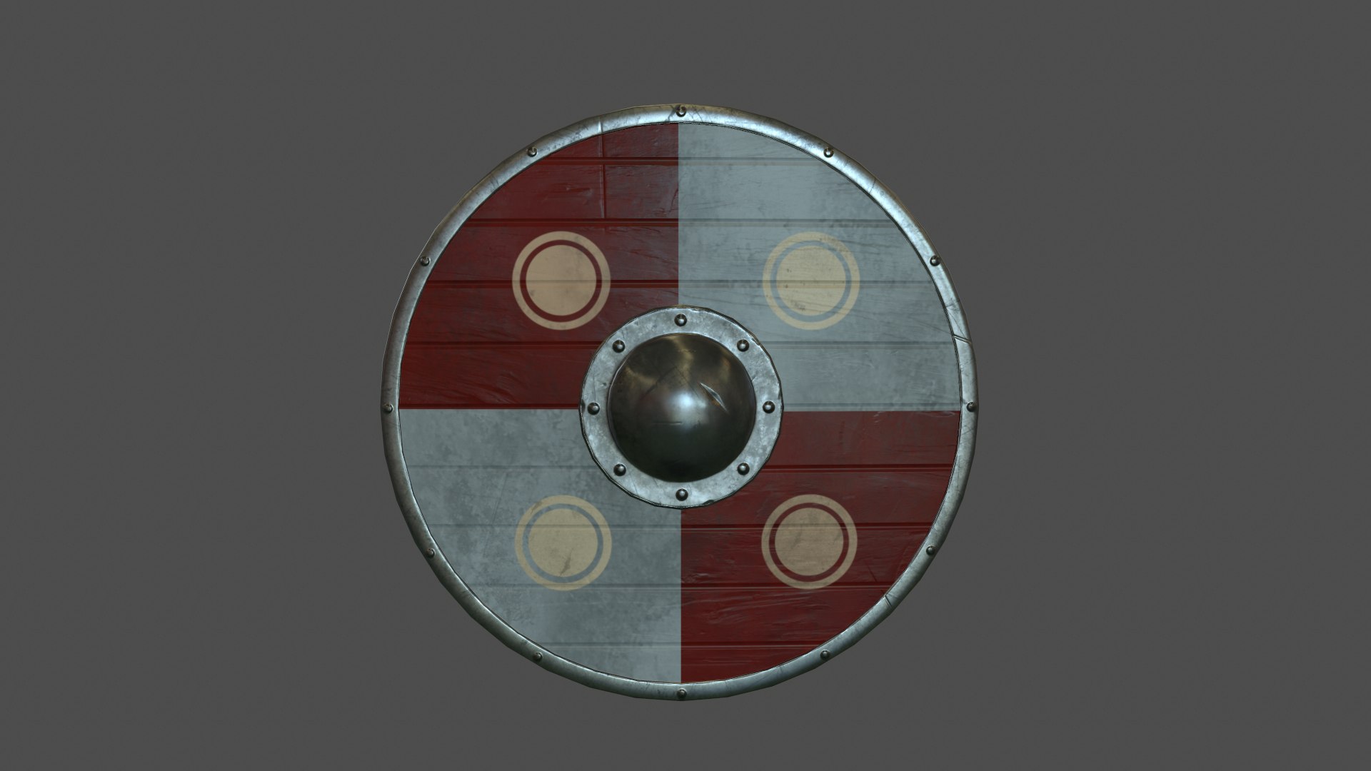 3d Max Circular Shield