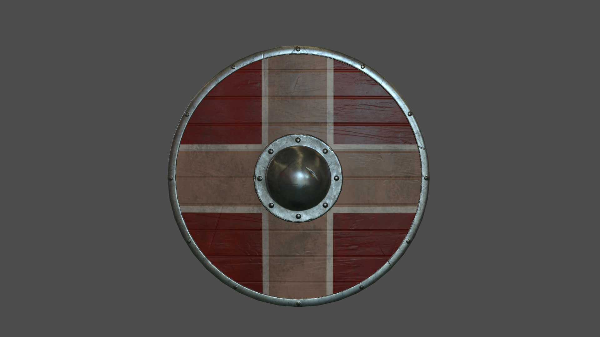 3d Max Circular Shield