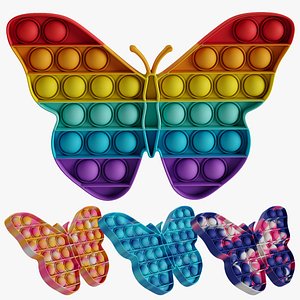 Popit butterfly 3D model