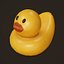 Canard en caoutchouc - PBR Game Ready