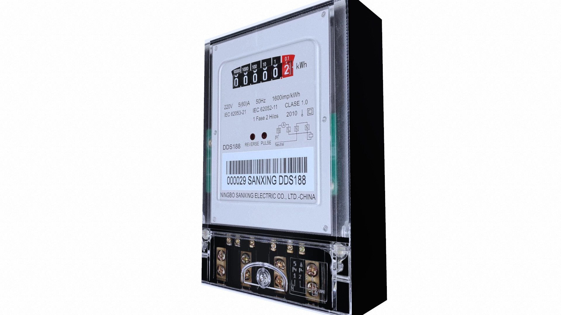 Electric Meter 3D Model - TurboSquid 2355249
