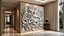 Conjunto de decoración de pared con paneles modernos Mural de pared con relieve CNC 92