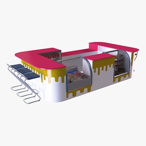 Ice Cream Shop 3D model