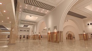 mosque interior 3D