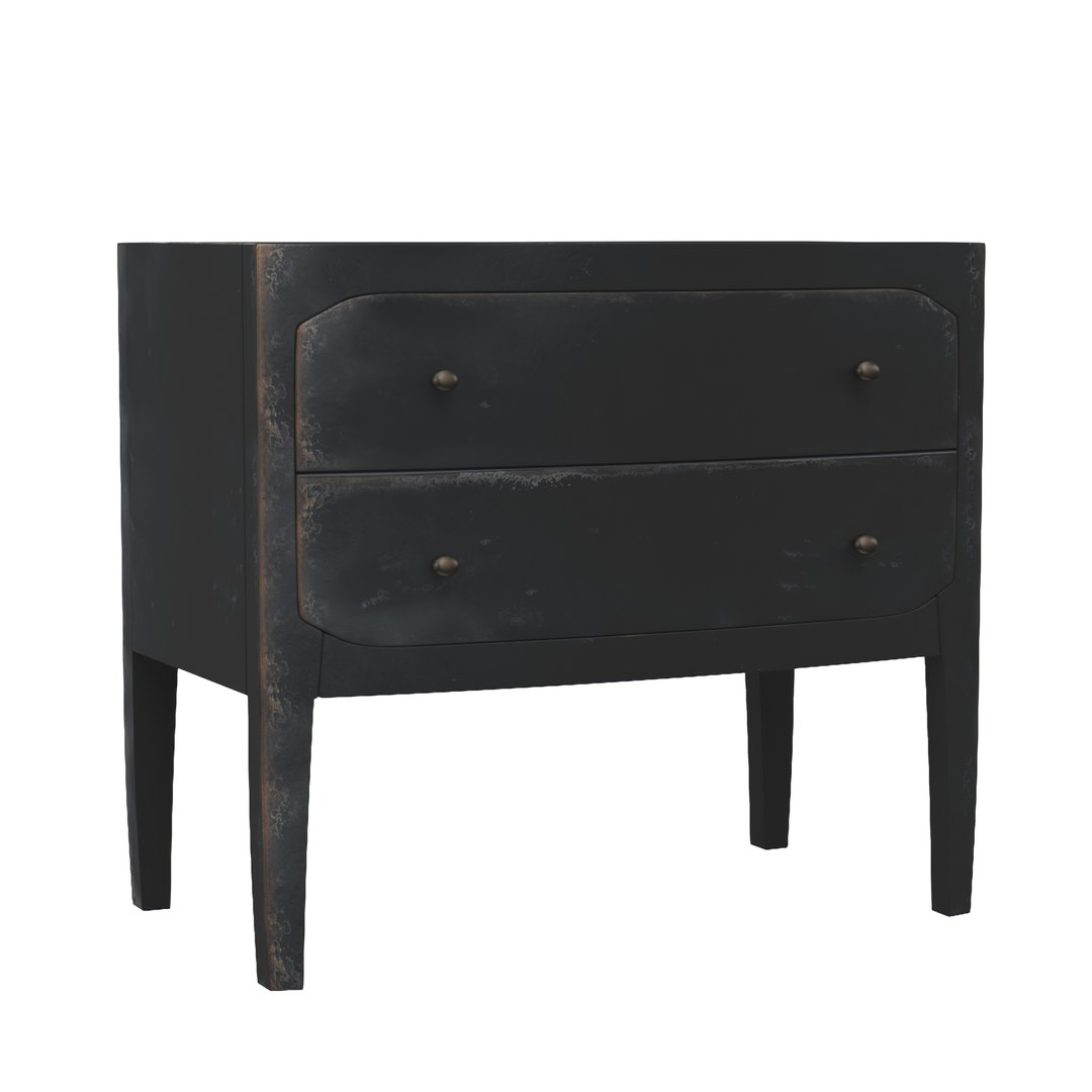 3D Blatchford 34 Nightstand Pottery Barn - TurboSquid 2058548