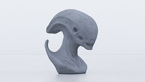 Xenomorph bust 3D model