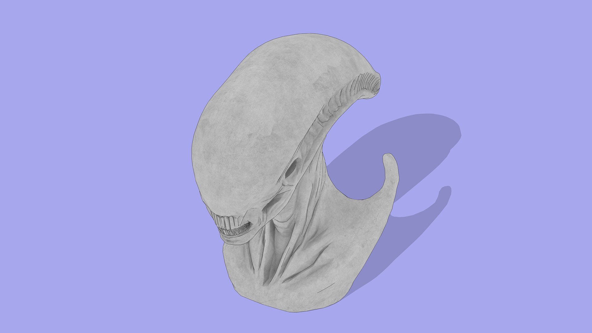 Xenomorph bust 3D model https://p.turbosquid.com/ts-thumb/pN/2Ig6F7/qf/1/jpg/1768289066/1920x1080/fit_q87/657eb61b2684b7c8b5cb5e2abbf82d1bc3151aed/1.jpg