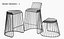 Brides Veil Bar & Counter Stool by Phase Design